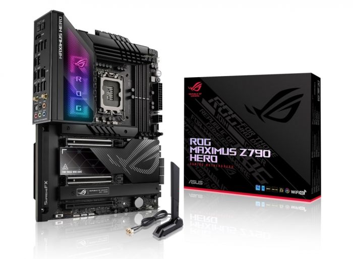 Материнcька плата ASUS ROG MAXIMUS Z790 HERO s1700 Z790 4xDDR5 M.2 HDMI-Thunderbolt Wi-Fi BT ATX