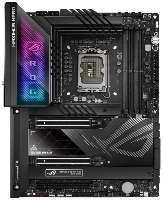 Материнcька плата ASUS ROG MAXIMUS Z790 HERO s1700 Z790 4xDDR5 M.2 HDMI-Thunderbolt Wi-Fi BT ATX