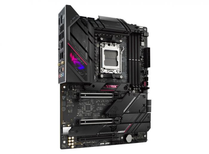 Материнcька плата ASUS ROG STRIX B650E-E GAMING WIFI sAM5 B650 4xDDR5 M.2 USB HDMI-DP WiFi BT mATX