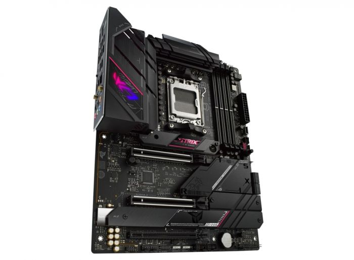 Материнcька плата ASUS ROG STRIX B650E-E GAMING WIFI sAM5 B650 4xDDR5 M.2 USB HDMI-DP WiFi BT mATX