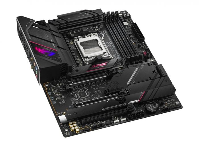 Материнcька плата ASUS ROG STRIX B650E-E GAMING WIFI sAM5 B650 4xDDR5 M.2 USB HDMI-DP WiFi BT mATX