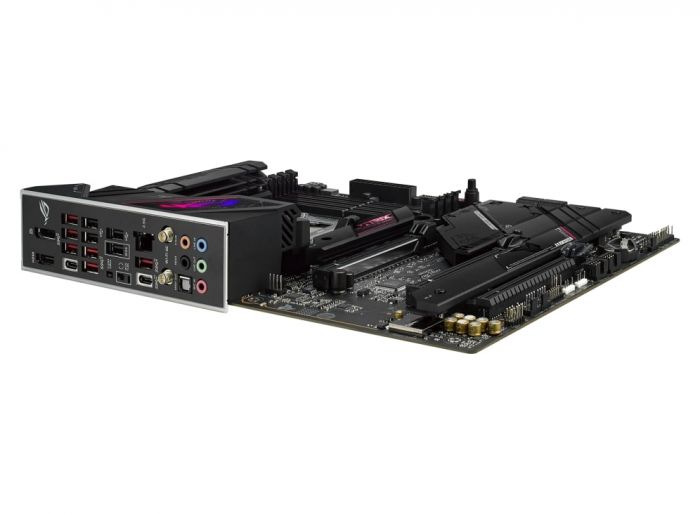 Материнcька плата ASUS ROG STRIX B650E-E GAMING WIFI sAM5 B650 4xDDR5 M.2 USB HDMI-DP WiFi BT mATX