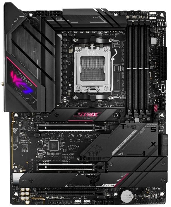 Материнcька плата ASUS ROG STRIX B650E-E GAMING WIFI sAM5 B650 4xDDR5 M.2 USB HDMI-DP WiFi BT mATX