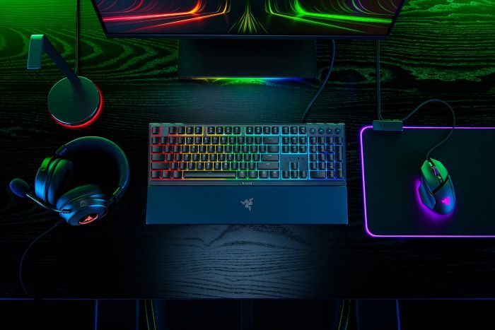 Клавіатура Razer Ornata V3 RGB 104key Mecha-Membrane Switch USB RU Black