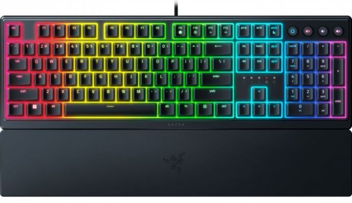 Клавіатура Razer Ornata V3 RGB 104key Mecha-Membrane Switch USB RU Black