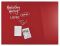 Дошка скляна магнітно-маркерна 1200x900 червона Magnetoplan Glassboard-Red