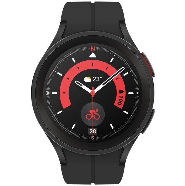 Смарт-годинник Samsung Galaxy Watch 5 Pro 45mm LTE (R925) Black Titanium