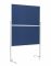 Дошка модераційна мобільна доладна 1200x1500 синя Magnetoplan Evolution+ Folding Felt-Blue Mobile