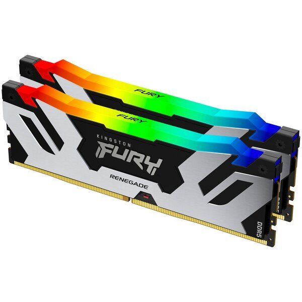 Пам'ять ПК Kingston DDR5 32GB KIT (16GBx2) 6400 FURY Renegade RGB