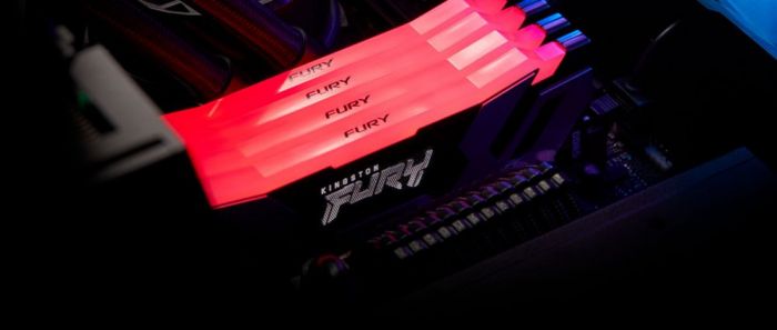 Пам'ять ПК Kingston DDR5 16GB 6000 FURY Renegade RGB