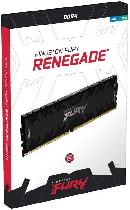 Пам'ять ПК Kingston DDR4 16GB 3200 FURY Renegade Black