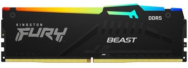 Пам'ять ПК Kingston DDR5 16GB 5200 Beast Black RGB