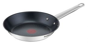 Сковорода Tefal Cook Eat, 24см, покриття Titanium, індукція, Thermo-Spot, нерж. Сталь