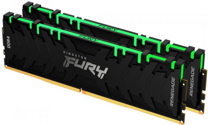 Пам'ять ПК Kingston DDR4 16GB KIT (8GBx2) 4000 FURY Renegade RGB