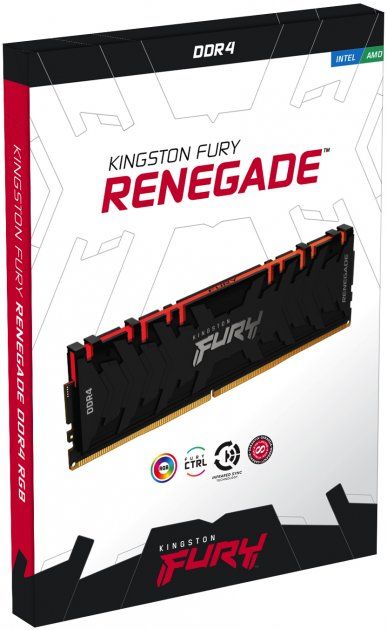 Пам'ять ПК Kingston DDR4 16GB KIT (8GBx2) 4266 FURY Renegade RGB