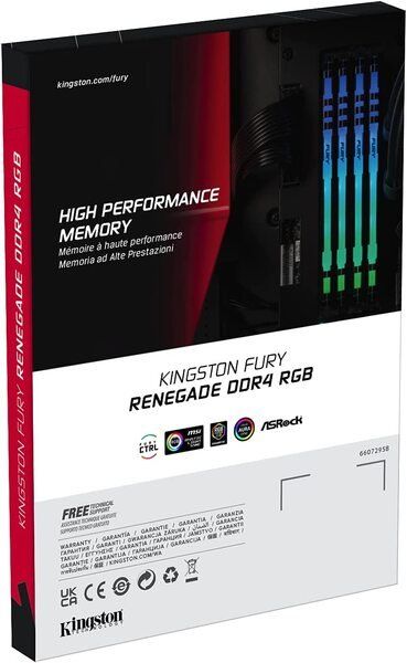 Пам'ять ПК Kingston DDR4 32GB 3200 FURY Renegade RGB