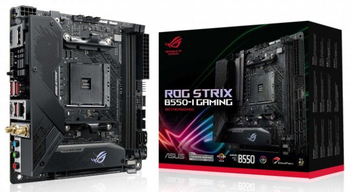 Материнcька плата ASUS STRIX B550-I GAMING sAM4 B550 2xDDR4 M.2 HDMI-DP Wi-Fi BT mITX