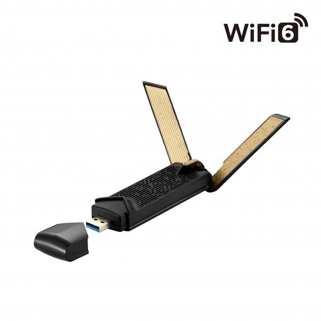 WiFi-адаптер ASUS USB-AX56 AX1800 USB 3.0 WPA3 MU-MIMO OFDMA