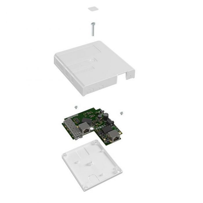 PoE-інжектор MikroTik GPEN21 Passive PoE Smart, 2xGE, 1xSFP, Керований