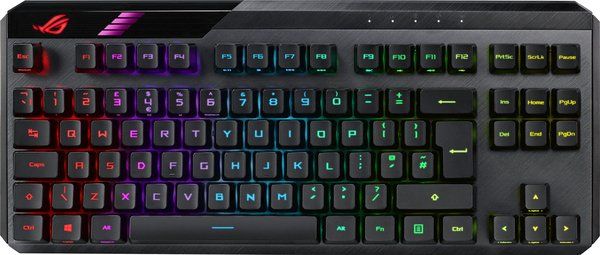 Клавіатура ASUS ROG CLAYMORE II RD RGB 108key USB/WL EN Black