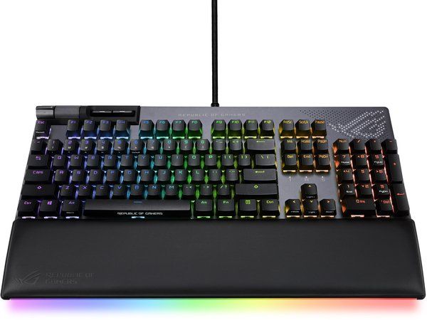 Клавіатура ASUS ROG Strix Flare II Animate RGB 113key NX Red USB RU Black