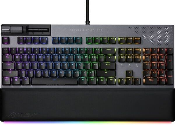 Клавіатура ASUS ROG Strix Flare II Animate RGB 113key NX Red USB RU Black