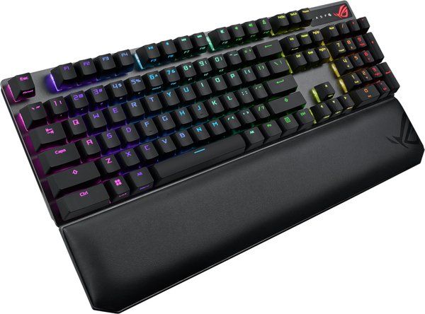 Клавіатура ASUS ROG Strix Scope RGB 105key NX Red Wireless Deluxe USB/WL/BT RU Black