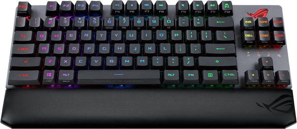 Клавіатура ASUS ROG Strix Scope RGB 84key RX Red TKL Wireless Deluxe USB/WL/BT RU Black