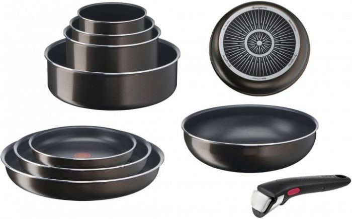 Набір посуду Tefal Ingenio XL Intense, 19 предметів, алюміній