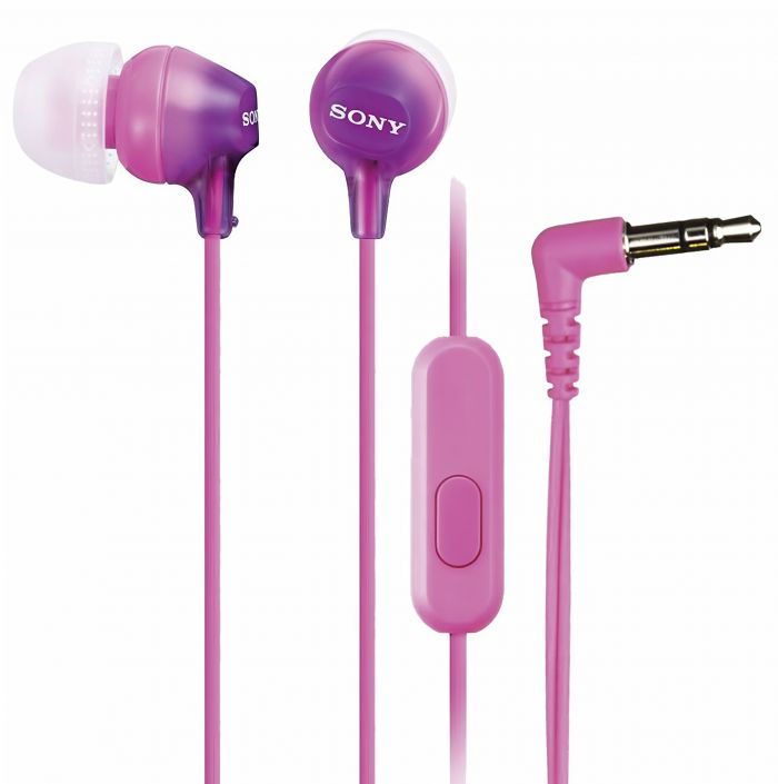 Навушники SONY MDR-EX15AP In-ear Mic Фіолетовий