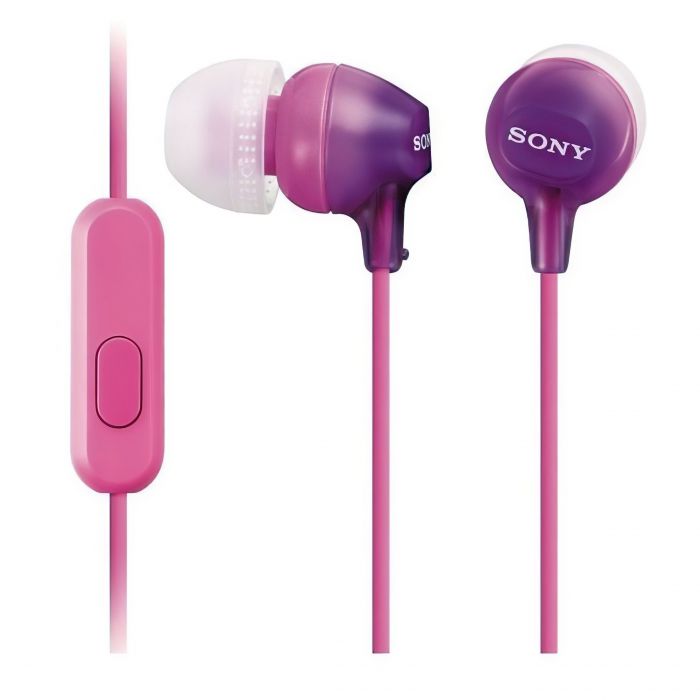 Навушники SONY MDR-EX15AP In-ear Mic Фіолетовий