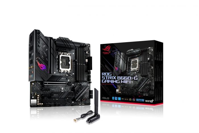 Материнcька плата ASUS STRIX B660-G GAMING WIFI s1700 B660 4xDDR5 M.2 HDMI-DP Wi-Fi!!!BT mATX