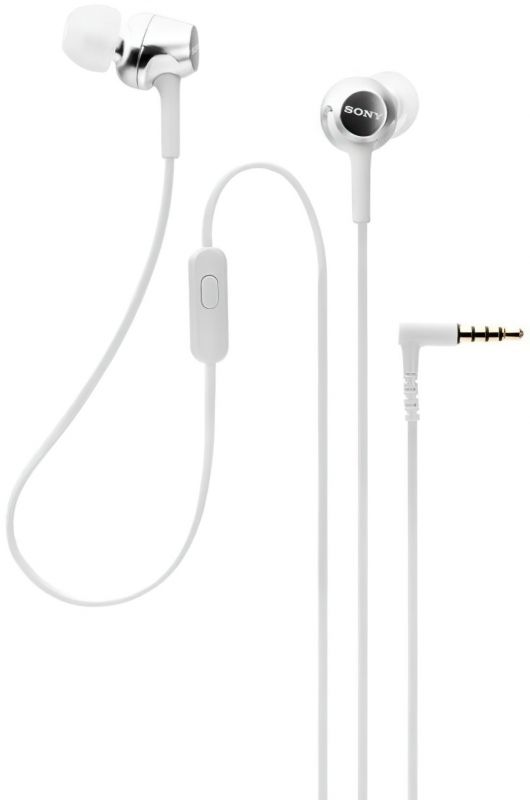 Навушники SONY MDR-EX255AP In-ear Mic Білий