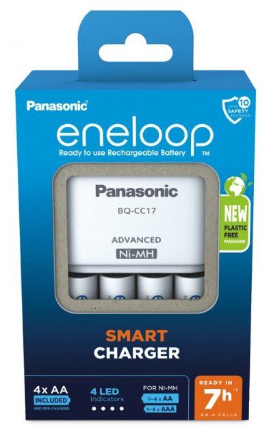 Зарядний пристрій Advanced Charger+ Eneloop 4AA 2000 mAh NI-MH