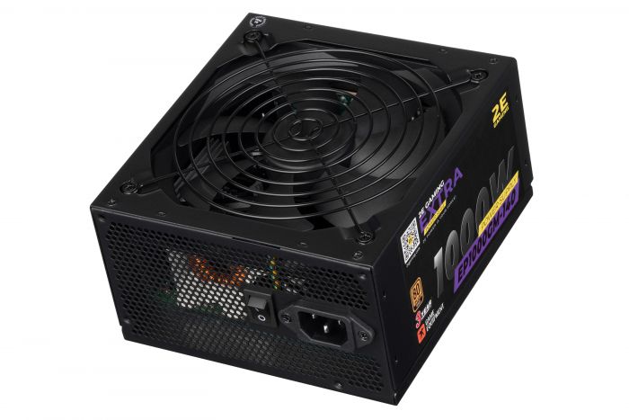 Блок живлення 2E GAMING EXTRA POWER (1000W), >90%, 80+ Gold, 140mm, 1xMB 24pin(20+4), 2xCPU 8pin(4+4), 4xMolex, 6xSATA, 8xPCIe 8pin(6+2), Fully Modular