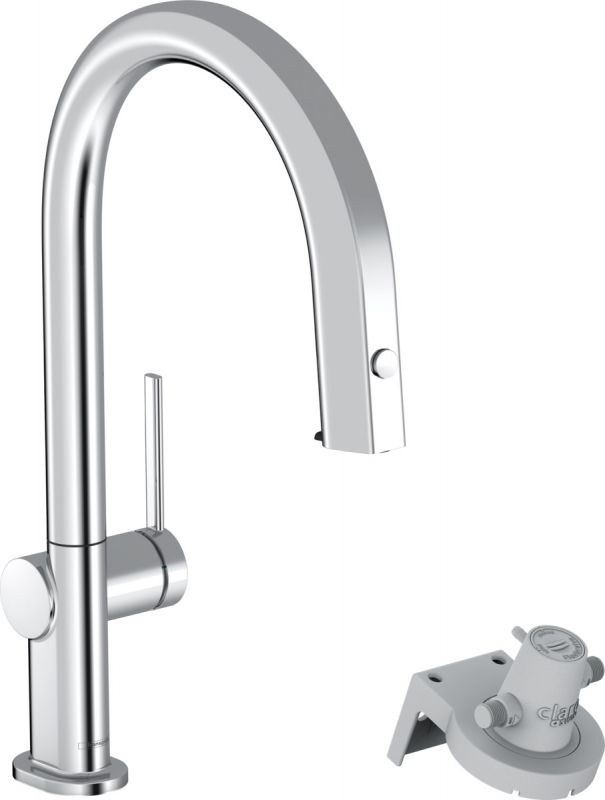 Змішувач для кухні Hansgrohe  Aqittura M42, довж.виливу - 240мм, витяжний, 1важіль, FilterSystem 210, хром