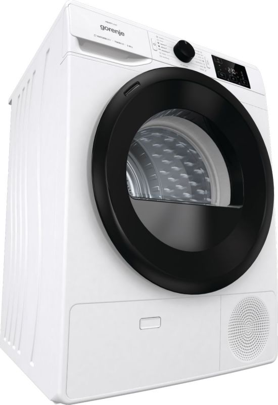 Сушильна машина Gorenje DNE82/GN тепловий насос, 8кг, A++, 60см, дисплей, білий