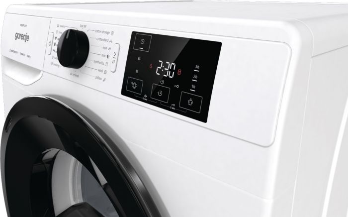 Сушильна машина Gorenje DNE82/GN тепловий насос, 8кг, A++, 60см, дисплей, білий