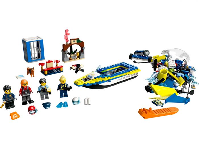 Конструктор LEGO City Missions Детективні місії водної поліції