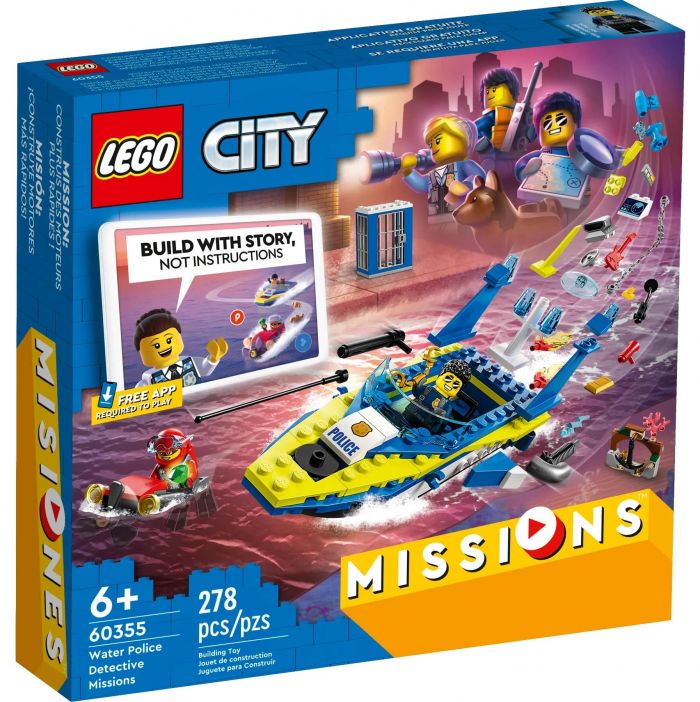 Конструктор LEGO City Missions Детективні місії водної поліції