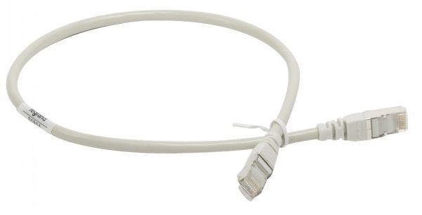 Патч-корд Legrand LCS3 CAT 5e F-UTP, 0.5 м, AWG 26, PVC, сірий