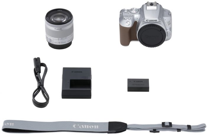 Цифр. фотокамера дзеркальна Canon EOS 250D kit 18-55 IS STM Silver