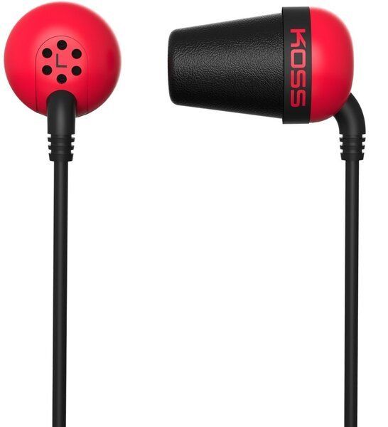 Навушники Koss The Plug Noise Isolating Red