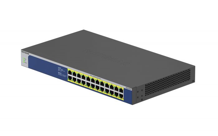 Комутатор NETGEAR GS524PP 24xGE PoE+(300Вт), некерований