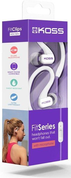 Навушники Koss KSC32iV Fit Mic Violet