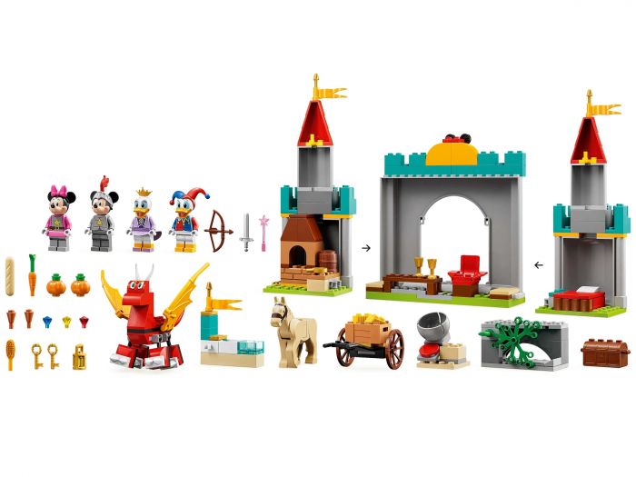 Конструктор LEGO Mickey and Friends Міккі та друзі — захисники замку