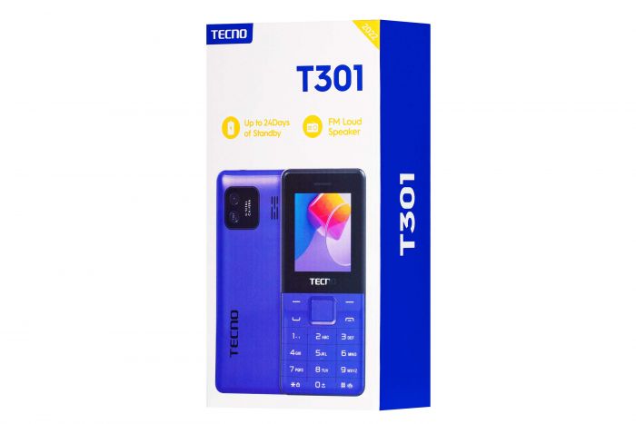 Мобільний телефон TECNO T301 2SIM Phantom Black