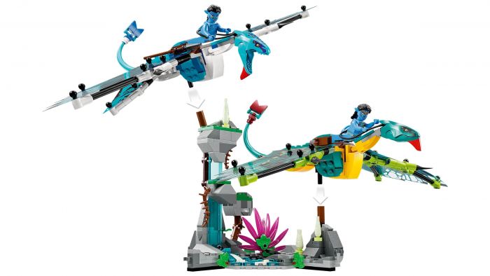 Конструктор LEGO Avatar Перший політ Джейка і Нейтірі на Банши