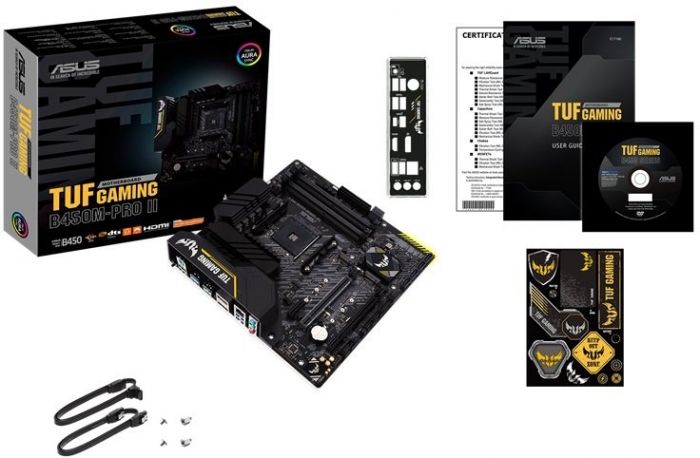 Материнcька плата ASUS TUF GAMING B450M-PRO II sAM4 B450 4xDDR4 HDMI DP mATX