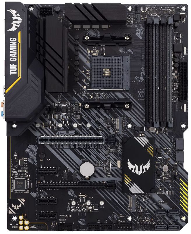 Материнcька плата ASUS TUF GAMING B450-PLUS II sAM4 B450 4xDDR4 HDMI-DP ATX